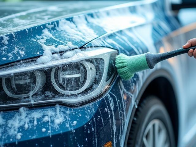 Cuci eksterior mobil proses cepat dan bersih